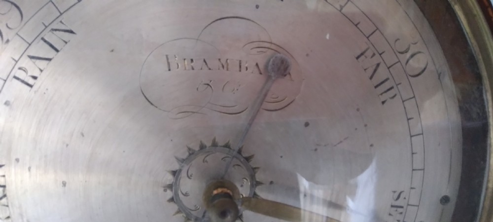 ANTIQUE INLAID BAROMETER View VI