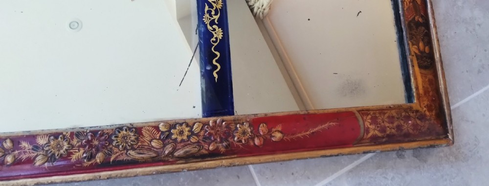 18TH CENTURY  CHINOISERIE  OVERMANTEL MIRROR View IV