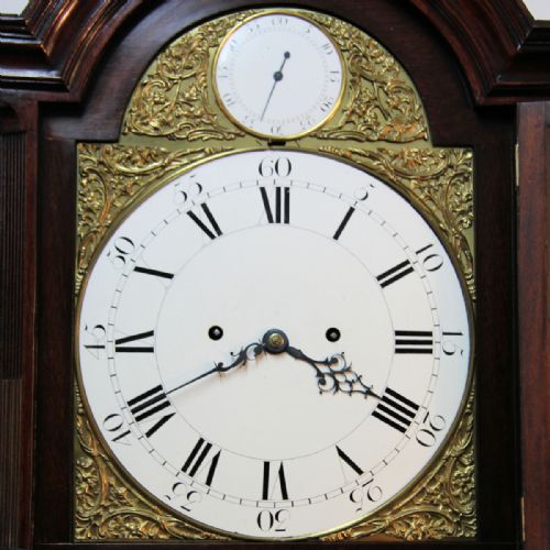 A FINE AND RARE GEORGE III MAHOGANY REGULATOR QUALITY MUDGE DUTTON STYLE LONGCASE CLOCK BY THOMAS BEST LONDON CIRCA 1785 LONG CASE - ADDITIONAL PHOTO 4