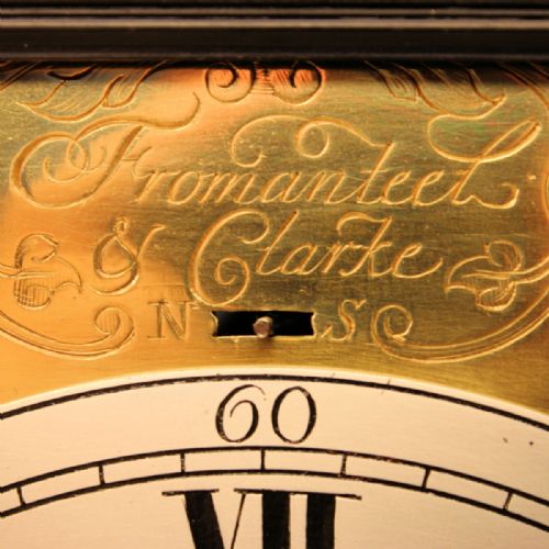 DOUBLE BASKET TOP TABLE CLOCK BY FROMANTEEL CLARKE AMSTERDAMCIRCA 1700 - ADDITIONAL PHOTO 3
