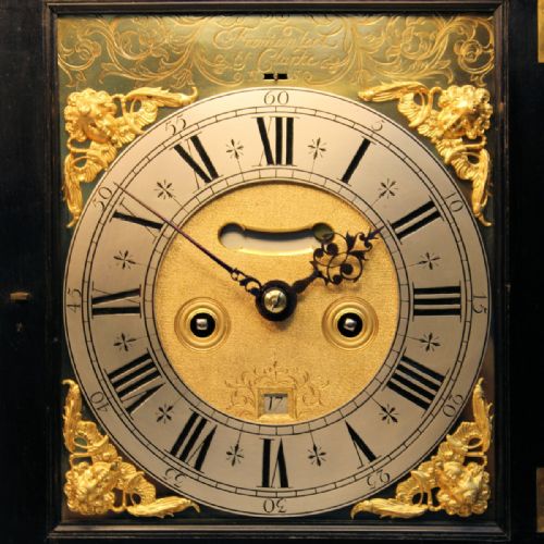 DOUBLE BASKET TOP TABLE CLOCK BY FROMANTEEL CLARKE AMSTERDAMCIRCA 1700 - ADDITIONAL PHOTO 4