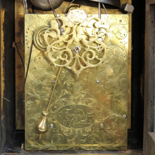 DOUBLE BASKET TOP TABLE CLOCK BY FROMANTEEL CLARKE AMSTERDAMCIRCA 1700 - ADDITIONAL PHOTO 6