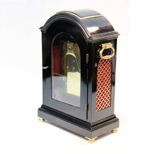 GEORGIAN VERGE ESCAPEMENT STRIKING BRACKET ENAMEL DIAL CIRCA 1790 - ADDITIONAL PHOTO 3