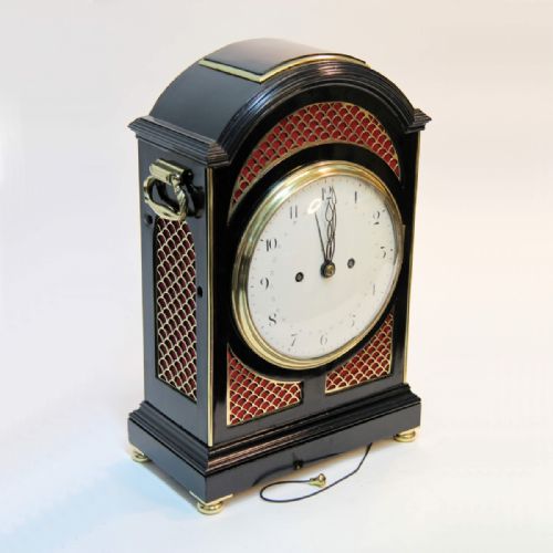 GEORGIAN VERGE ESCAPEMENT STRIKING BRACKET ENAMEL DIAL CIRCA 1790 - ADDITIONAL PHOTO 4