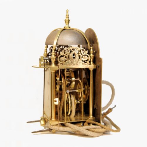 MINIATURE VERGE ESCAPEMENT LANTERN ALARUM CLOCK BY WILLIAM PECK OF BOLNHURST CIRCA 1745 - ADDITIONAL PHOTO 2