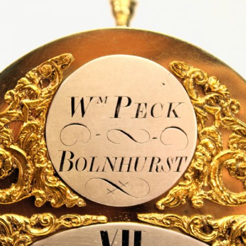 MINIATURE VERGE ESCAPEMENT LANTERN ALARUM CLOCK BY WILLIAM PECK OF BOLNHURST CIRCA 1745 - ADDITIONAL PHOTO 7