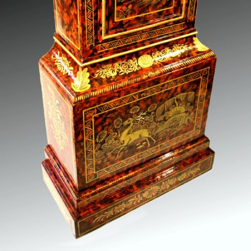 LACQUERED JAPANNED CHINOISERIE ENGLISH LONGCASE BY RICHARD TEMPLER OF LONDON CIRCA 1770 - ADDITIONAL PHOTO 9