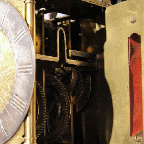 A WINGED LANTERN CLOCK WITH ORIGINAL VERGE ESCAPEMENT BY JOHN WRIGHT OF MANSFIELD CIRCA 1690 - ADDITIONAL PHOTO 6