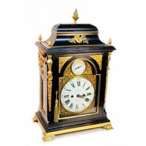 A GOOD VERGE ESCAPEMENT BRACKET CLOCK BY JOHN JOSEPH MERLIN LONDON CIRCA 1780 - ADDITIONAL PHOTO 2