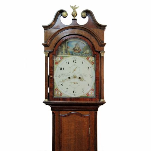 A ROCKING SHIP AUTOMATA LONGCASE BY BUGDEN OF SODBURY CIRCA 1815 LONG CASE - ADDITIONAL PHOTO 1