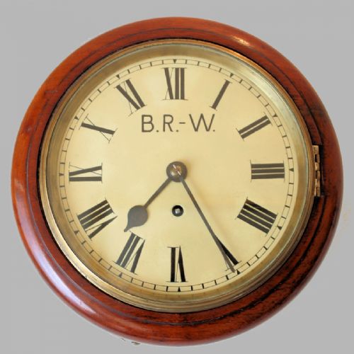 a british railways western region 8 fusee dial clock numbered 4957 circa 1880 - CATEGORY: ANTIQUE CLOCKS - DATED 19TH CENTURY