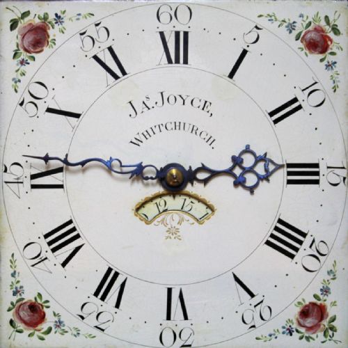 AN OAK THIRTY HOUR LONGCASE CLOCK BY JAMES JOYCE OF WHITCHURCH SHROPSHIRE CIRCA 1790 LONG CASE - ADDITIONAL PHOTO 3