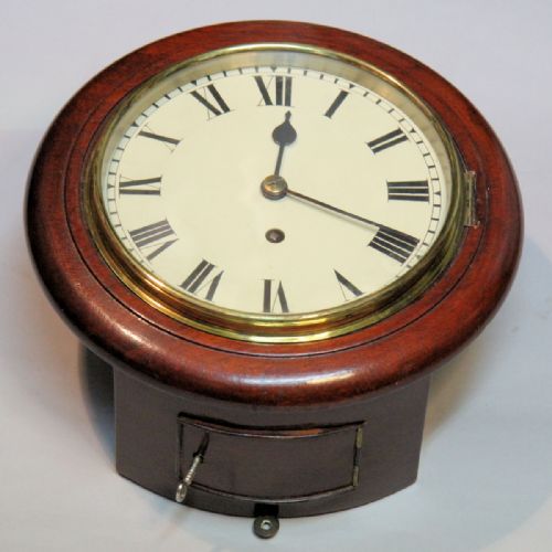 A SMALL ENGLISH DIAL WALL CLOCK BY HWILLIAMSON LTD COVENTRY CIRCA EARLY 1900'S - ADDITIONAL PHOTO 1