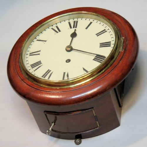 A SMALL ENGLISH DIAL WALL CLOCK BY HWILLIAMSON LTD COVENTRY CIRCA EARLY 1900'S - ADDITIONAL PHOTO 2