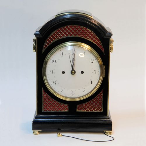 GEORGIAN VERGE ESCAPEMENT STRIKING BRACKET ENAMEL DIAL CIRCA 1790 - ADDITIONAL PHOTO 6