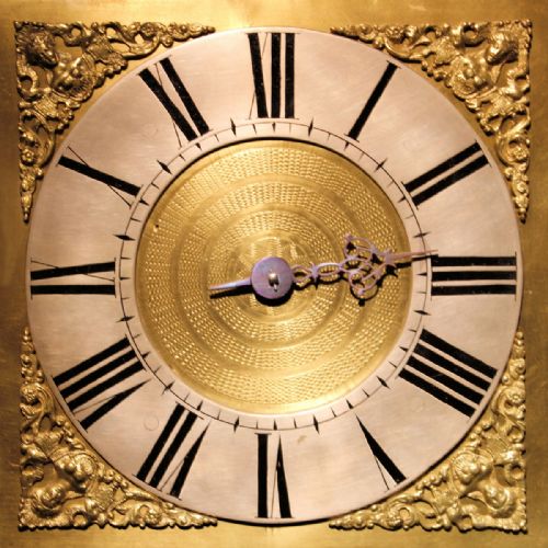 A NORTH OXFORDSHIRE QUAKER MADE 'HOOP SPIKE' WALL CLOCK PROBABLY BY GILKES CIRCA 1740 - ADDITIONAL PHOTO 1