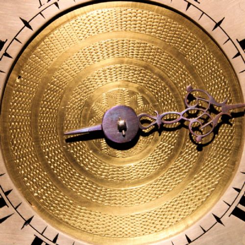 A NORTH OXFORDSHIRE QUAKER MADE 'HOOP SPIKE' WALL CLOCK PROBABLY BY GILKES CIRCA 1740 - ADDITIONAL PHOTO 2
