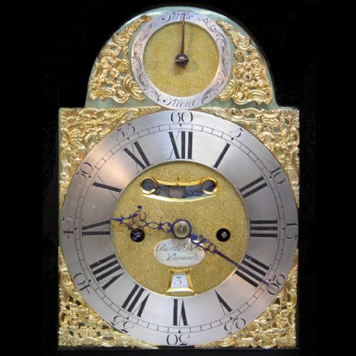 A GEORGIAN VERGE ESCAPEMENT BRACKET CLOCK IN AN EBONISED CASE BY BARTHOLOWMEW DEVIS LONDON CIRCA 1745 - ADDITIONAL PHOTO 3