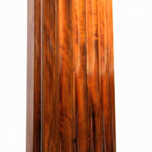 SCOTTISH PILLAR OR COLUMN LONGCASE CLOCK WITH CIRCULAR DIAL AND MAHOGANY TAPERED CASE CIRCA 1860 LONG CASE - ADDITIONAL PHOTO 2