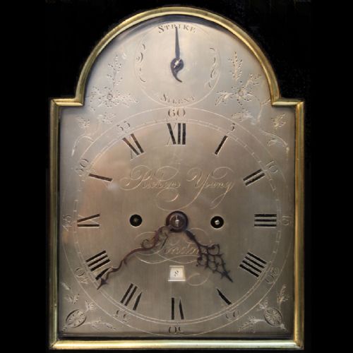 A GEORGIAN VERGE ESCAPEMENT BRACKET CLOCK IN AN EBONISED CASE BY RICHARD YOUNG LONDON CIRCA 1785 - ADDITIONAL PHOTO 2