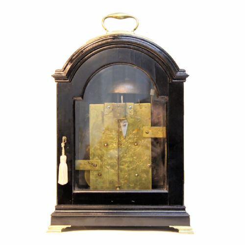 A GEORGIAN VERGE ESCAPEMENT BRACKET CLOCK IN AN EBONISED CASE BY RICHARD YOUNG LONDON CIRCA 1785 - ADDITIONAL PHOTO 3
