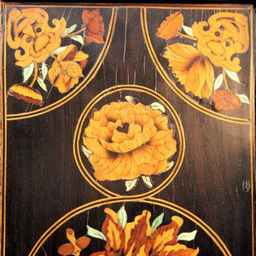 A FINE AND RARE EARLY ENGLISH 'BLACK MARQUETRY' LONGCASE CLOCK BY SOLOMON BOUQUET CIRCA 1685 LONG CASE - ADDITIONAL PHOTO 5