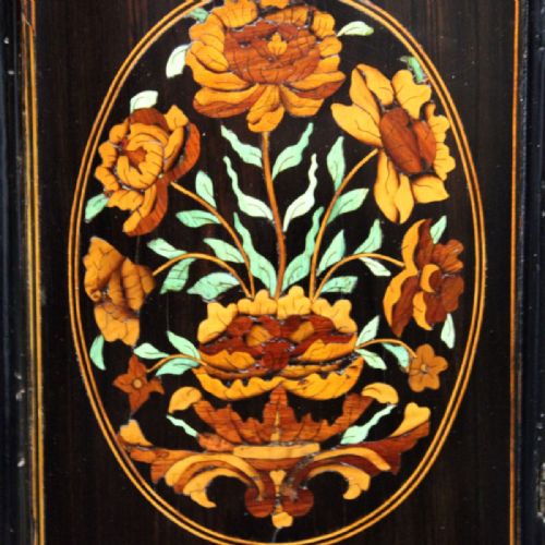 A FINE AND RARE EARLY ENGLISH 'BLACK MARQUETRY' LONGCASE CLOCK BY SOLOMON BOUQUET CIRCA 1685 LONG CASE - ADDITIONAL PHOTO 7