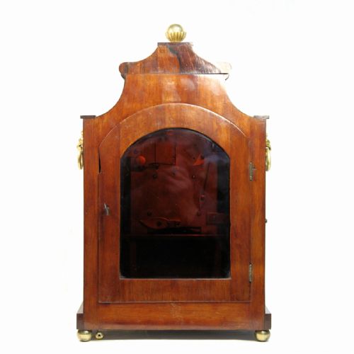 ROSEWOOD BRACKET CLOCK WITH ITS ORIGINAL WALL BRACKET BY WILLIAM COXHEAD OF READING CIRCA 1845 - ADDITIONAL PHOTO 6