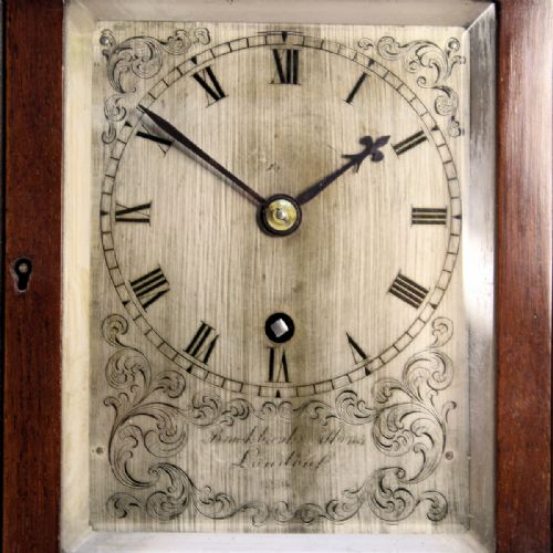 ENGLISH FUSEE LIBRARY CLOCK BY BROCKBANKS ATKINS LONDON NUMBERED 12306 CIRCA 1835 - ADDITIONAL PHOTO 3