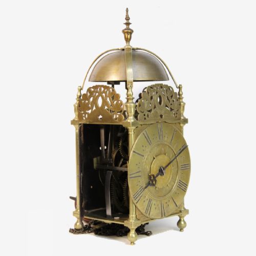 ENGLISH LANTERN CLOCK VERGE ESCAPEMENT BY MICHAEL BIRD LONDON CIRCA 1690 - ADDITIONAL PHOTO 5
