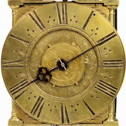 ENGLISH LANTERN CLOCK VERGE ESCAPEMENT BY MICHAEL BIRD LONDON CIRCA 1690 - ADDITIONAL PHOTO 9