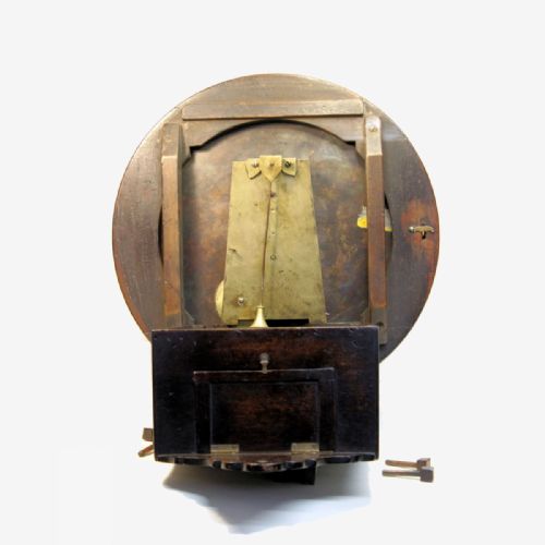 A SALTBOX ENGLISH DIAL WALL CLOCK WITH VERGE ESCAPEMENT BY WILD CIRCA 1785 - ADDITIONAL PHOTO 5