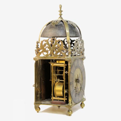 CONVERTED ENGLISH LANTERN CLOCK BY JOHN KNIBB OXON CIRCA 1680 AND LATER - ADDITIONAL PHOTO 2