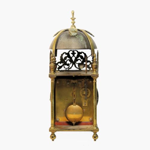 CONVERTED ENGLISH LANTERN CLOCK BY JOHN KNIBB OXON CIRCA 1680 AND LATER - ADDITIONAL PHOTO 4