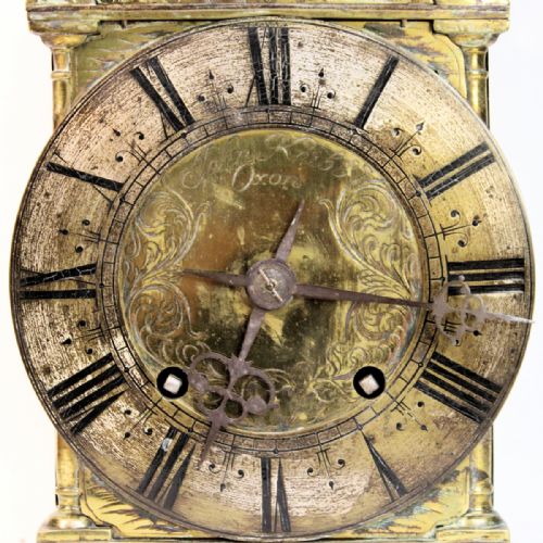CONVERTED ENGLISH LANTERN CLOCK BY JOHN KNIBB OXON CIRCA 1680 AND LATER - ADDITIONAL PHOTO 6