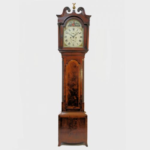 antique 8 day scottish longcase clock in a dundee style mahogany case signed alexander carr circa 1820 long case - CATEGORY: ANTIQUE CLOCKS - DATED 19TH CENTURY