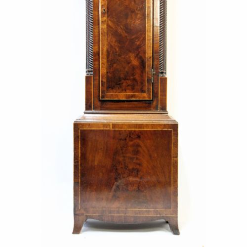 ANTIQUE 8 DAY SCOTTISH LONGCASE CLOCK IN A DUNDEE STYLE MAHOGANY CASE SIGNED ALEXANDER CARR CIRCA 1820 LONG CASE - ADDITIONAL PHOTO 1