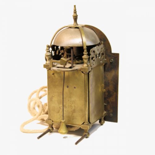 A VERY ORIGINAL MINIATURE HOOK AND SPIKE LANTERN CLOCK BY MARTIN LONDON CIRCA 1745 - ADDITIONAL PHOTO 3