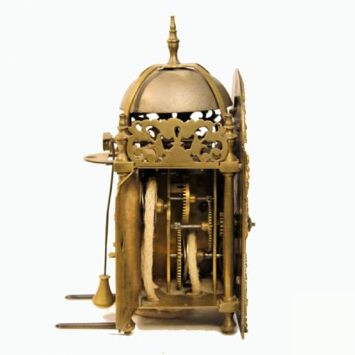 A VERY ORIGINAL MINIATURE HOOK AND SPIKE LANTERN CLOCK BY MARTIN LONDON CIRCA 1745 - ADDITIONAL PHOTO 4
