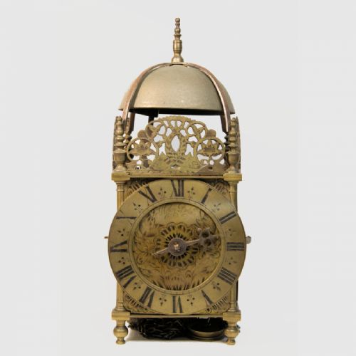 A RARE NORTHERN ENGLISH LANTERN OR 'HOUSE' CLOCK BY HENRY BURGES SENIOR OF MOBBERLEY CHESHIRE CIRCA 1680 - ADDITIONAL PHOTO 1