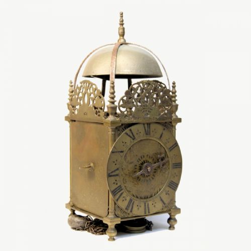 A RARE NORTHERN ENGLISH LANTERN OR 'HOUSE' CLOCK BY HENRY BURGES SENIOR OF MOBBERLEY CHESHIRE CIRCA 1680 - ADDITIONAL PHOTO 3