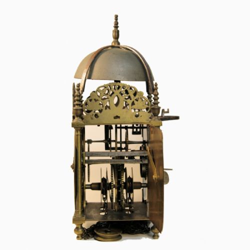 A RARE NORTHERN ENGLISH LANTERN OR 'HOUSE' CLOCK BY HENRY BURGES SENIOR OF MOBBERLEY CHESHIRE CIRCA 1680 - ADDITIONAL PHOTO 6