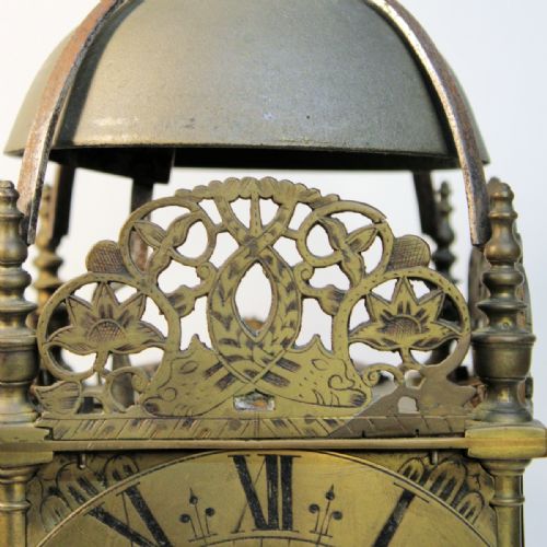 A RARE NORTHERN ENGLISH LANTERN OR 'HOUSE' CLOCK BY HENRY BURGES SENIOR OF MOBBERLEY CHESHIRE CIRCA 1680 - ADDITIONAL PHOTO 10