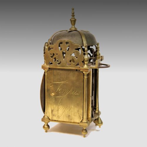 A SMALL LANTERN TIMEPIECEALARUM WALL CLOCK BY AMBROSE VOWELL LONDON CIRCA 1730 - ADDITIONAL PHOTO 8