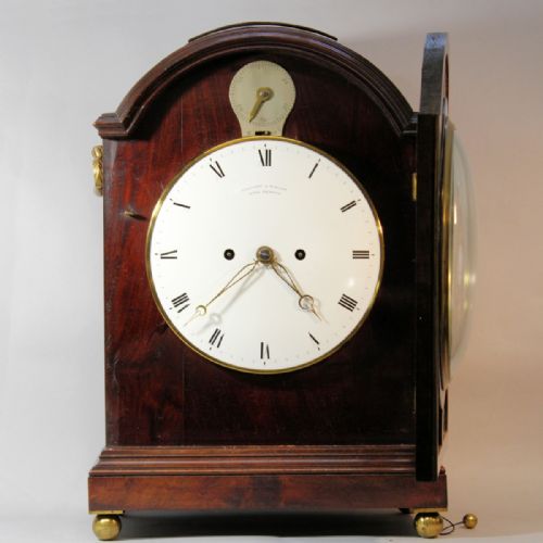 ELLICOTT AND TAYLOR ENAMEL DIAL BRACKET CLOCK - ADDITIONAL PHOTO 3