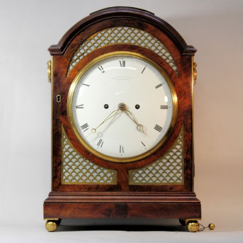 ELLICOTT AND TAYLOR ENAMEL DIAL BRACKET CLOCK - ADDITIONAL PHOTO 7