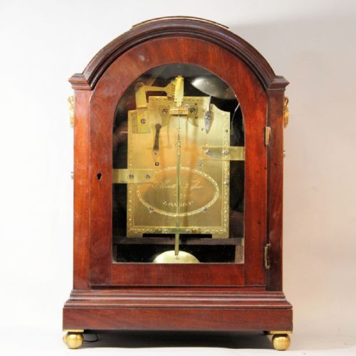 ELLICOTT AND TAYLOR ENAMEL DIAL BRACKET CLOCK - ADDITIONAL PHOTO 13