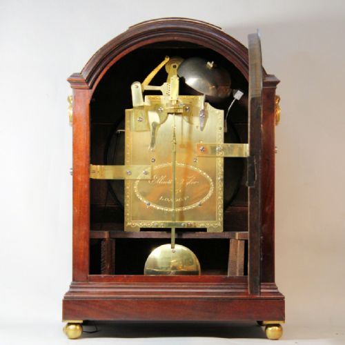 ELLICOTT AND TAYLOR ENAMEL DIAL BRACKET CLOCK - ADDITIONAL PHOTO 14