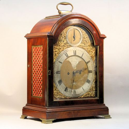a verge escapement quarter chiming georgian bracket clock by gravell tolkien london circa 1800 - CATEGORY: ANTIQUE CLOCKS - DATED 19TH CENTURY