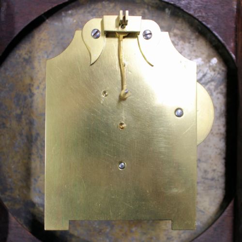A GOOD REGENCY ENGLISH DROPDIAL MAHOGANY FUSEE WALL CLOCK BY JAMES TUPMAN LONDON CIRCA 1820 - ADDITIONAL PHOTO 6